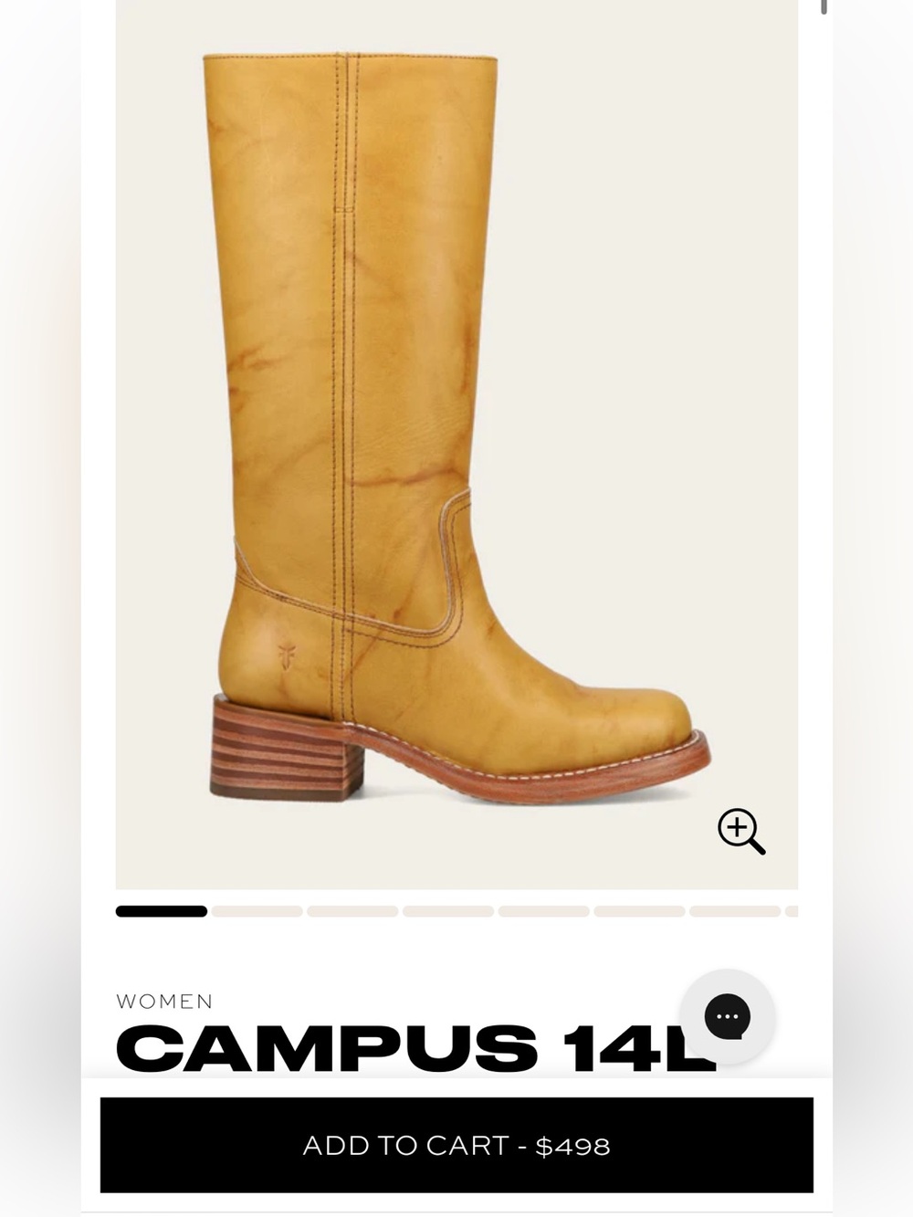 Frye Campus Boots in Banana